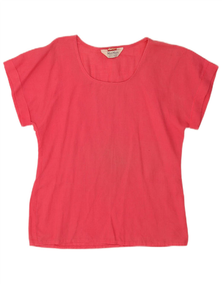 Max Mara Chemisier Femme UK 12 Rose Moyen