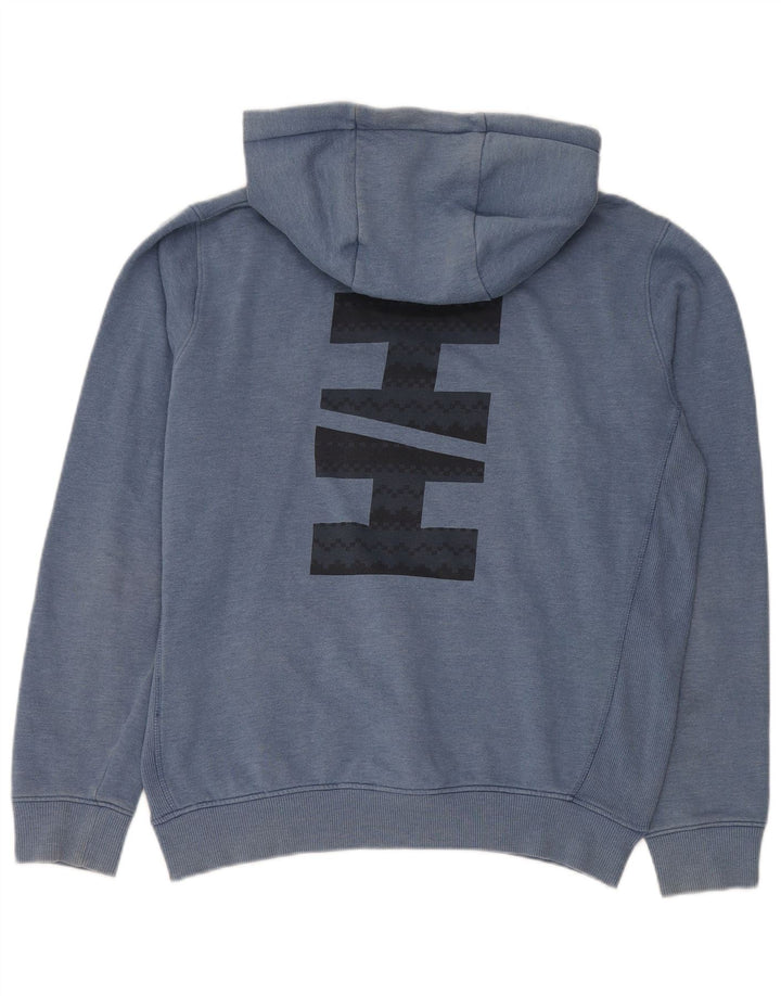 Helly Hansen Pull à capuche graphique pour homme en coton bleu Taille L