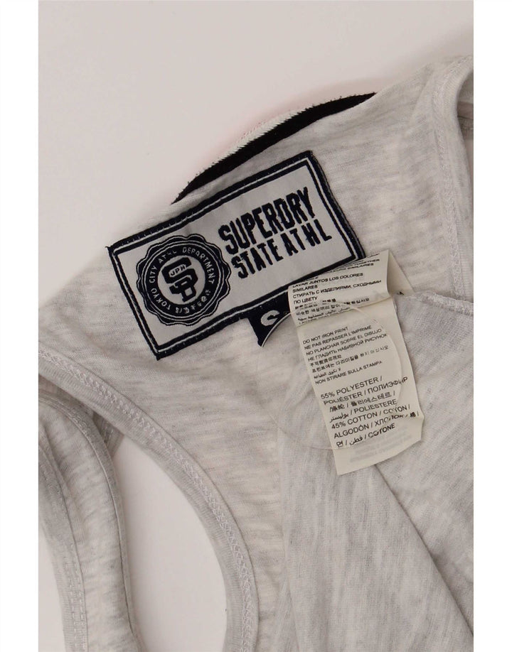 Superdry Débardeur Graphic Homme Petit Gris Moucheté Polyester