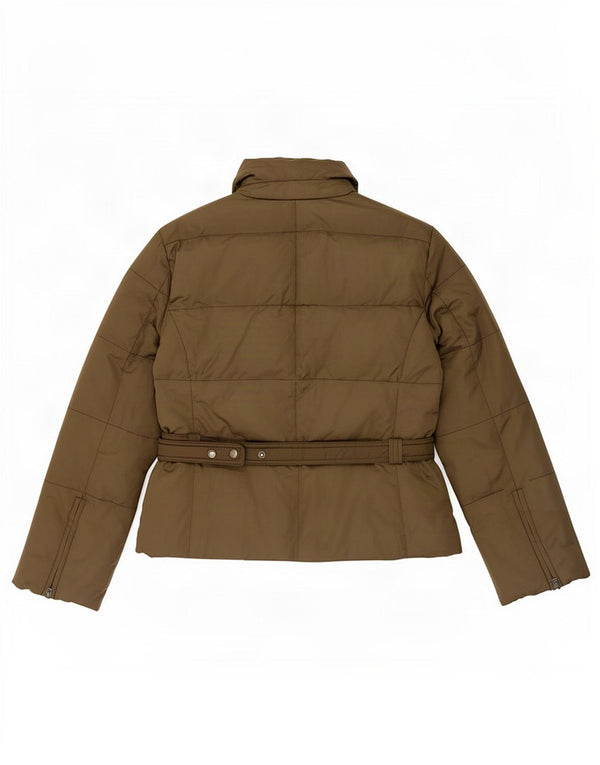 Zara Veste rembourrée pour femme UK 18 XL Nylon kaki