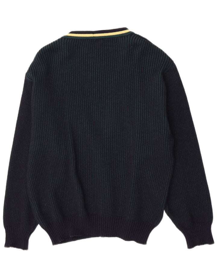 Konen Munchen Pull Cardigan Homme EU 54 Large Bleu Marine Laine Vierge