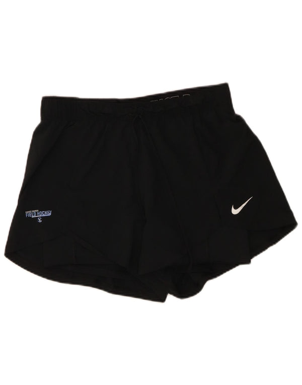 Nike Short de sport pour femme UK 14 Medium Noir Polyester
