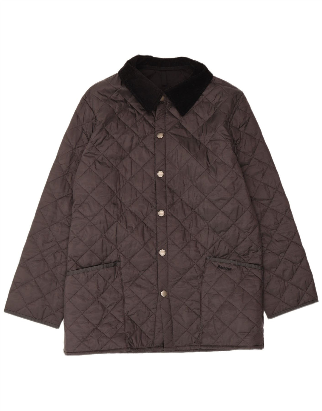 Barbour Veste matelassée coupe ample pour homme UK 36 Petit Noir Polyamide