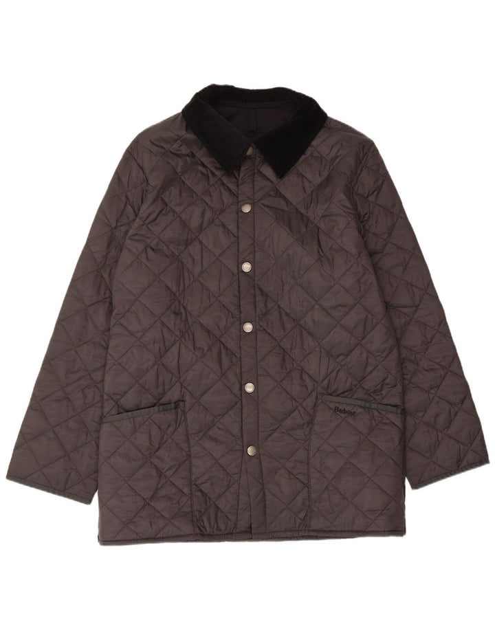 Barbour Veste matelassée coupe ample pour homme UK 36 Petit Noir Polyamide