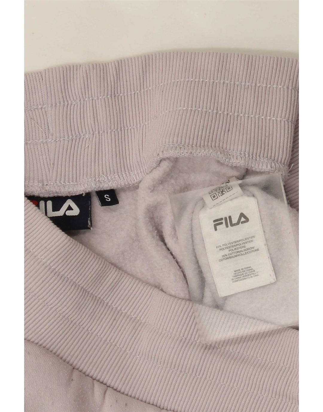 Fila Pantalon de survêtement pour femme Joggers UK 10 Small Blanc Polyester