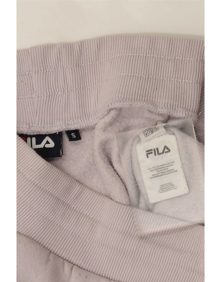Fila Pantalon de survêtement pour femme Joggers UK 10 Small Blanc Polyester