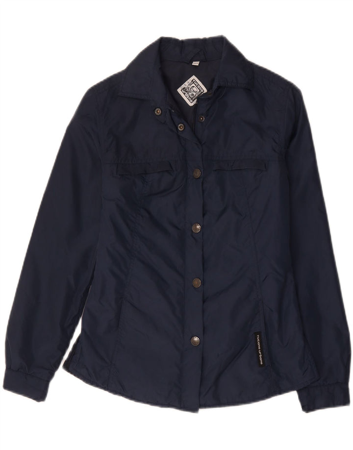 Tucano Urbano Veste Bomber Femme UK 2 2XS Bleu Marine Polyester