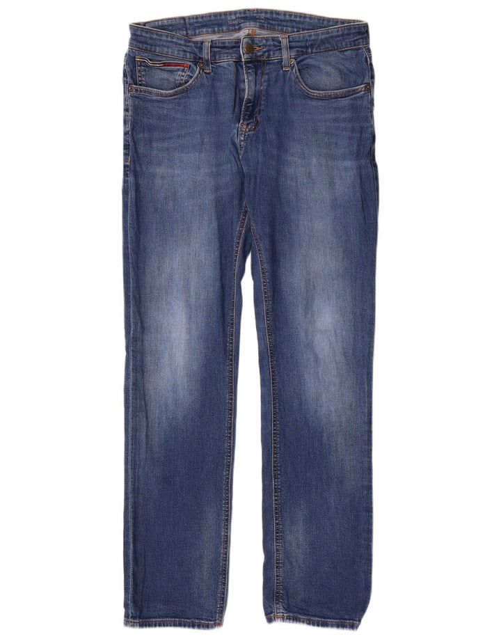 TOMMY HILFIGER Jean Slim Scanton Homme W34 L32 Bleu Coton