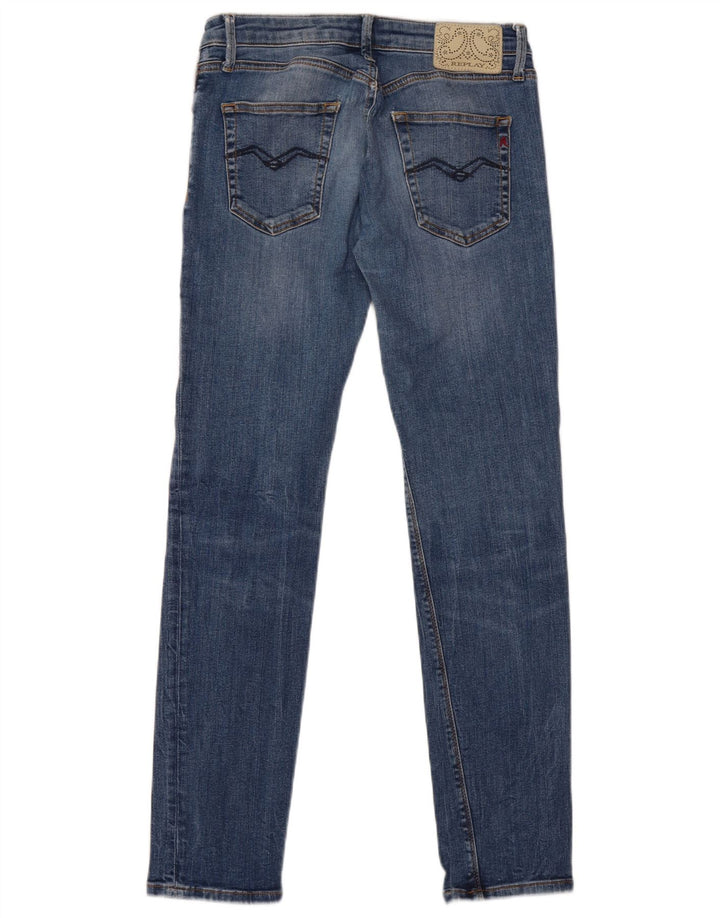 Replay Jean Slim Femme W29 L30 Bleu Coton