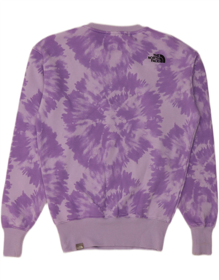 The North Face Sweat-shirt pour homme en coton tie-dye violet moyen