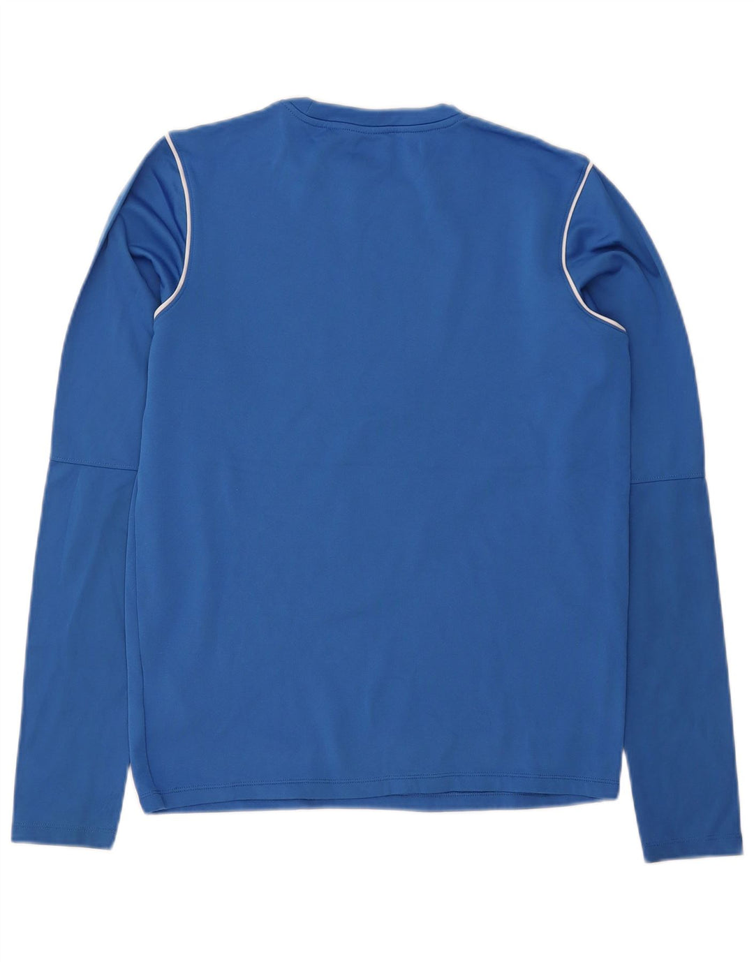 NIKE Haut Dri Fit à manches longues pour hommes, petit bleu, polyester