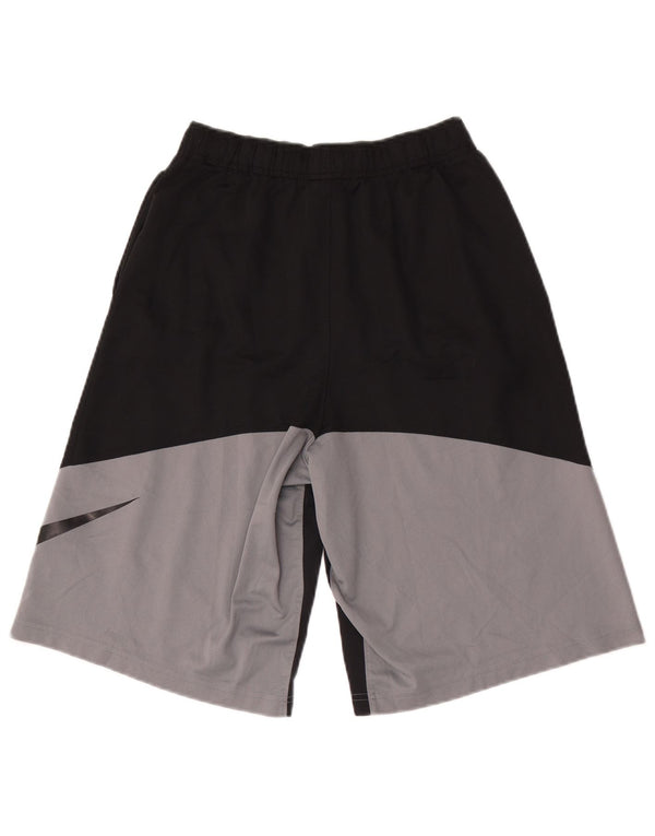 Nike Short de sport Dri Fit Graphic pour garçon 13-14 ans XL Noir Colorblock