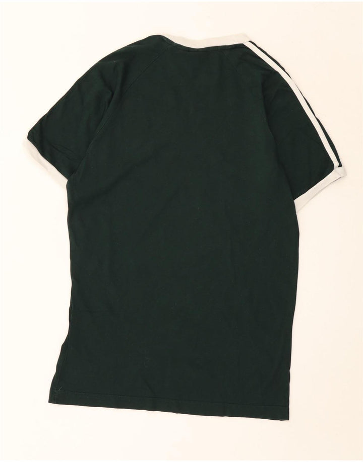 Adidas T-Shirt Graphique Homme Vert Moyen Coton