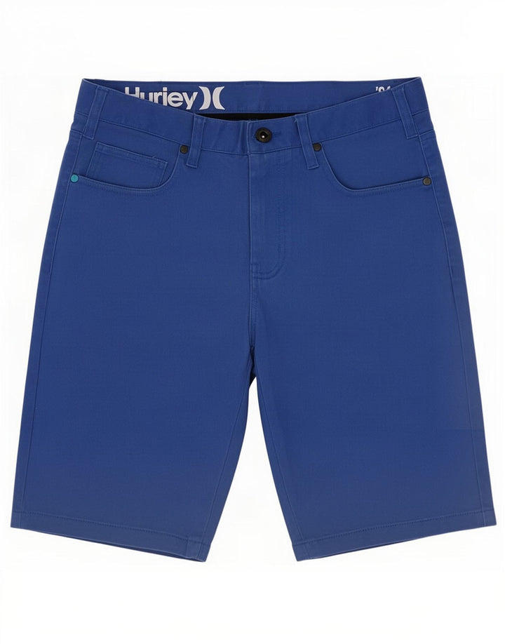 Hurley Short décontracté pour homme en coton bleu moyen W30