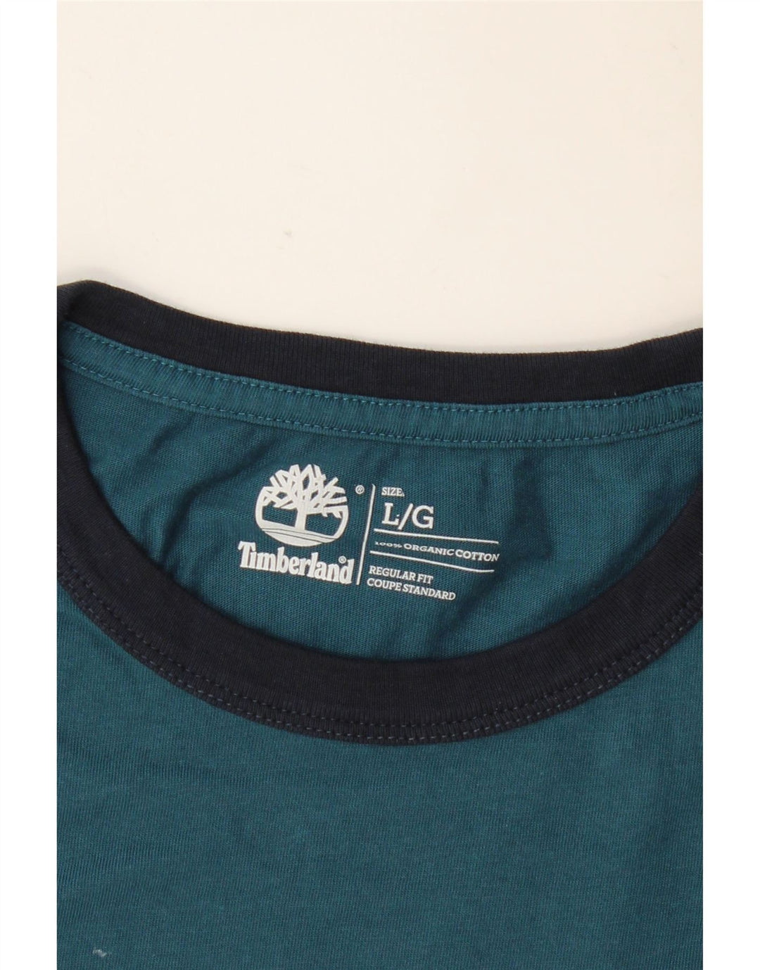 TIMBERLAND T-shirt Coupe Standard pour hommes, coupe régulière, haut, grand, bleu