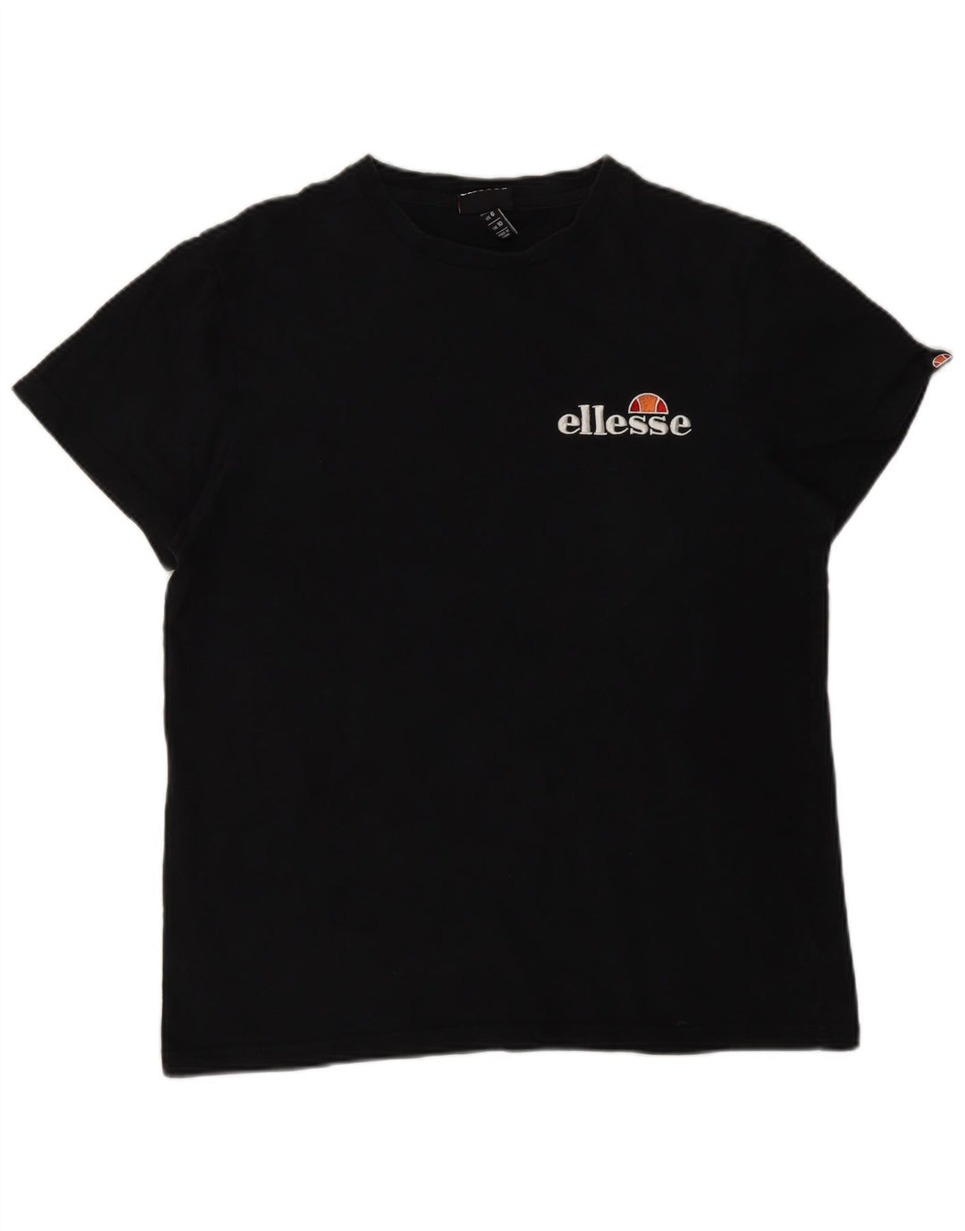 Ellesse T-shirt surdimensionné pour femme UK 10 Small Noir