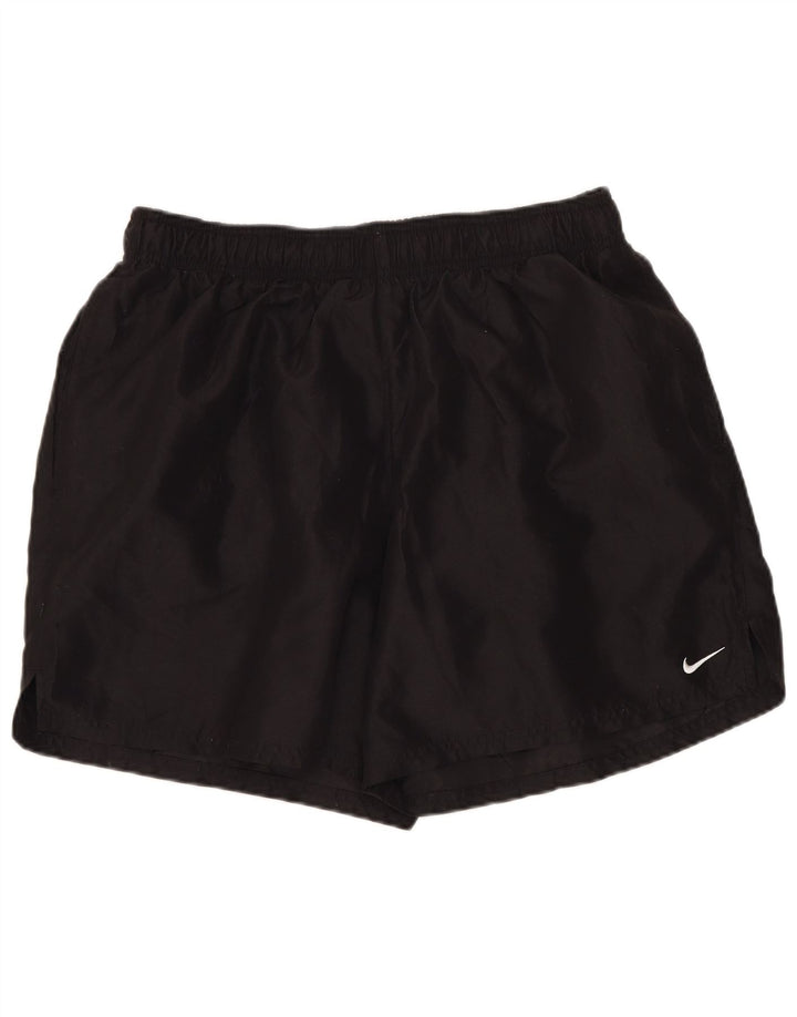 Nike Short de sport pour femme UK 14 Large Noir Polyester