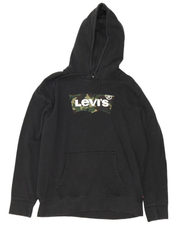 Levi's Pull à Capuche Graphic Homme Noir Coton XL