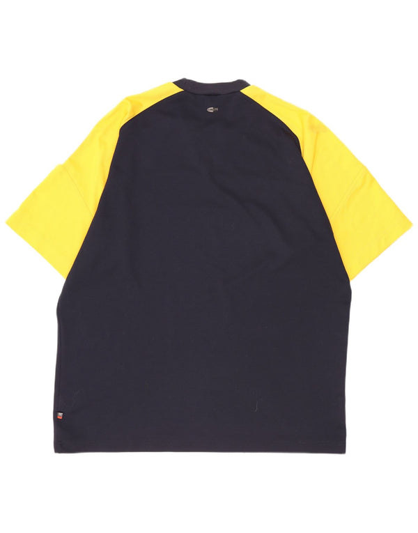 Adidas T-shirt pour homme UK 44/46 XL Bleu marine Colourblock