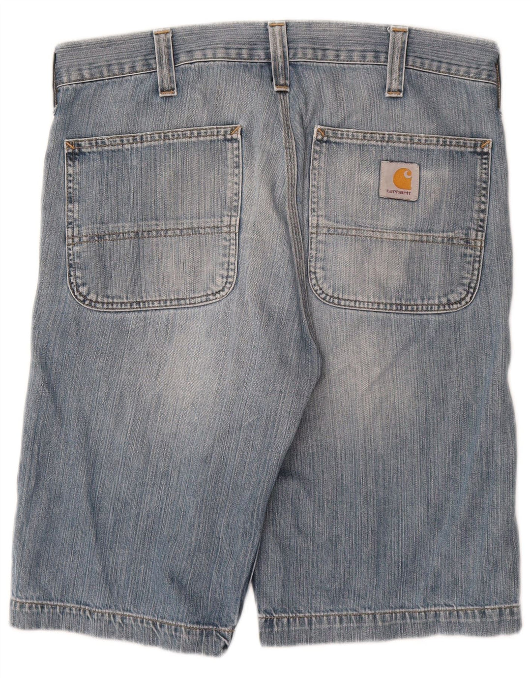 CARHARTT Bermuda Denim Homme W30 Bleu Moyen Coton