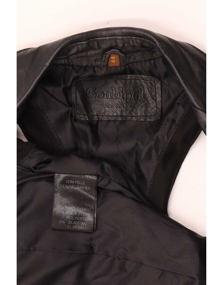 Conbipel Gilet Femme IT 44 Cuir Noir Moyen
