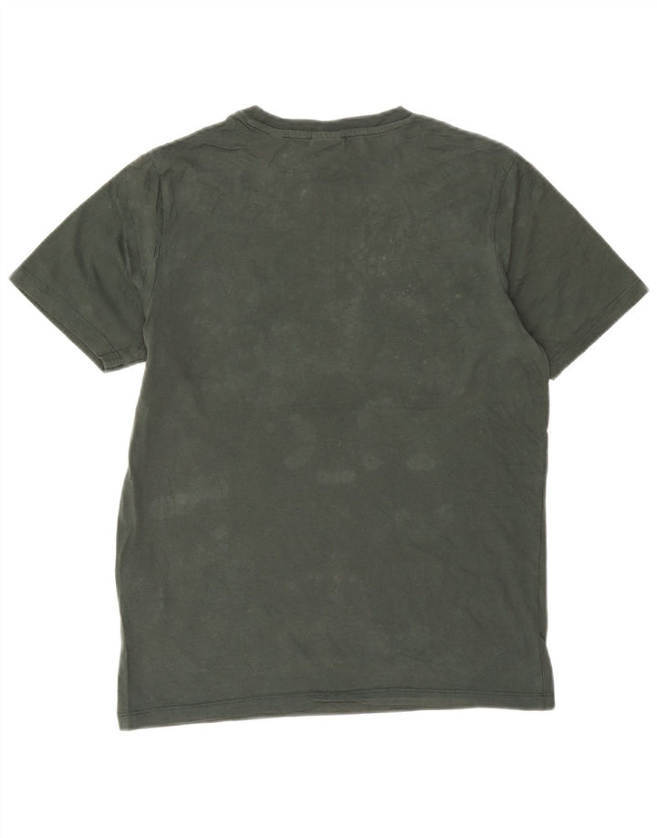 Jack & Jones T-Shirt Graphique Homme Vert Moyen Coton