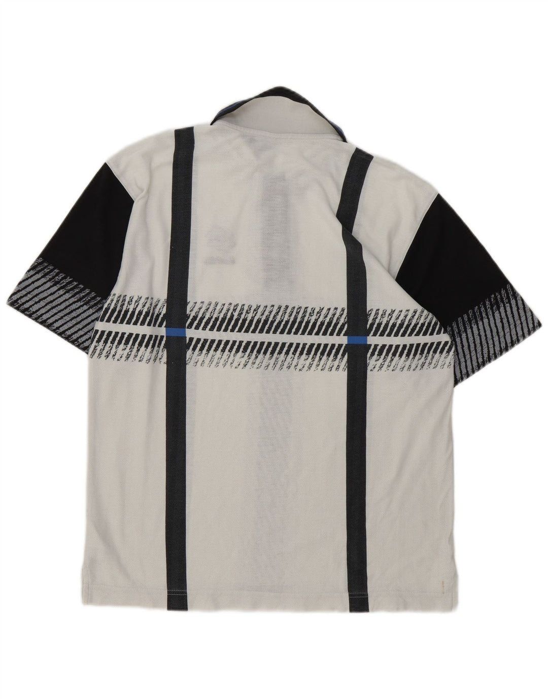 Lotto Polo Homme Blanc Moyen Polyester Colorblock