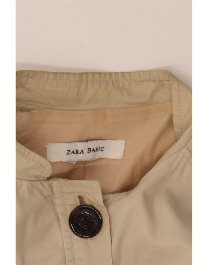 Zara Veste utilitaire pour femme UK 14 Beige moyen