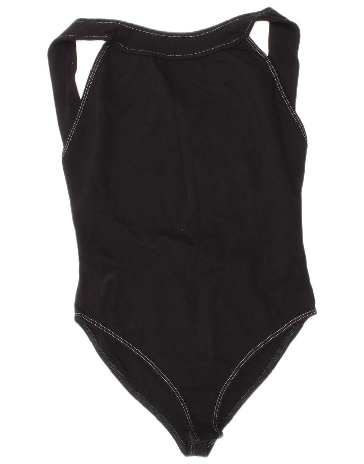 Zara Bodysuit pour Femme Petit Noir Viscose