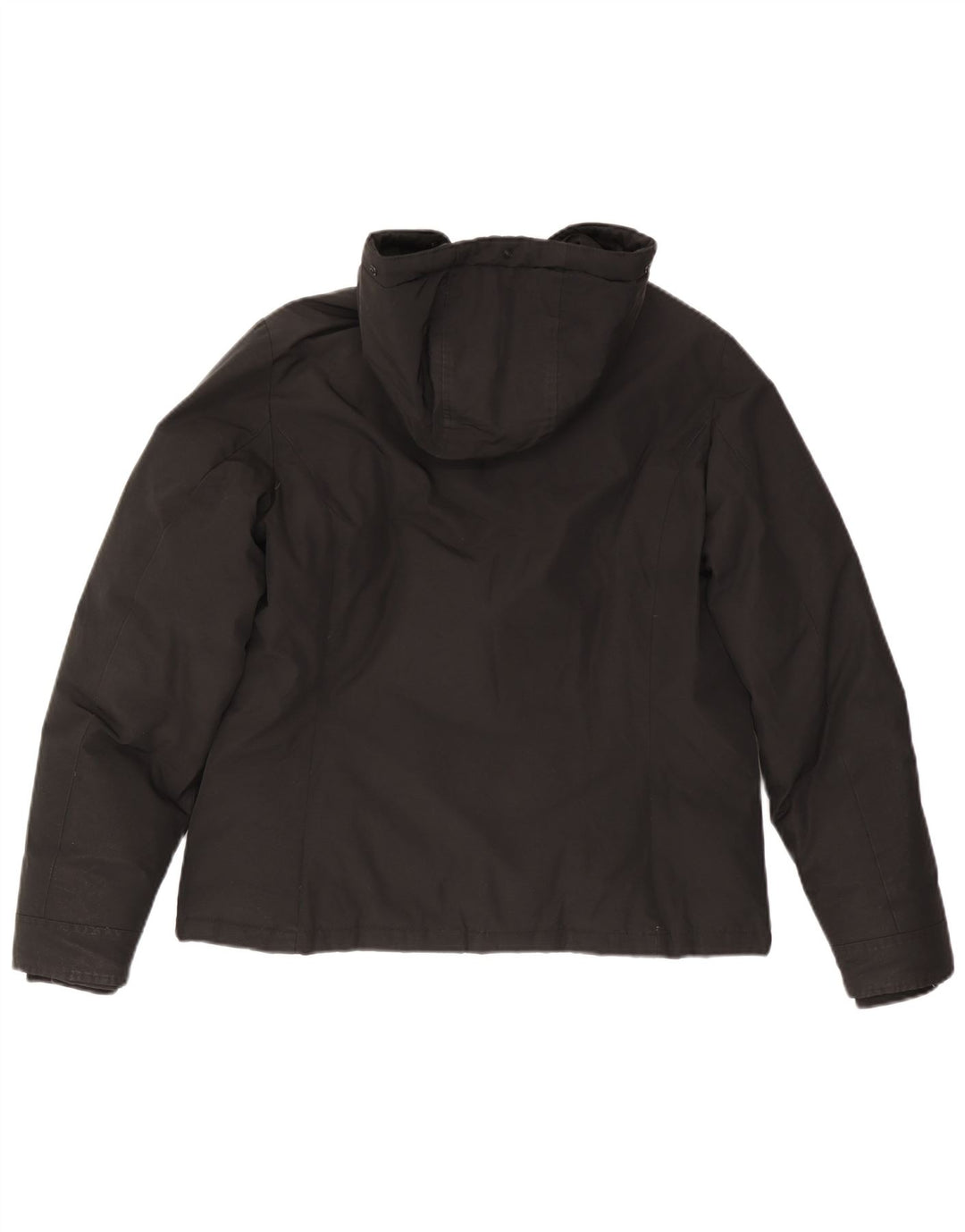 Woolrich Veste matelassée surdimensionnée à capuche pour femme UK 18 XL Noir Coton