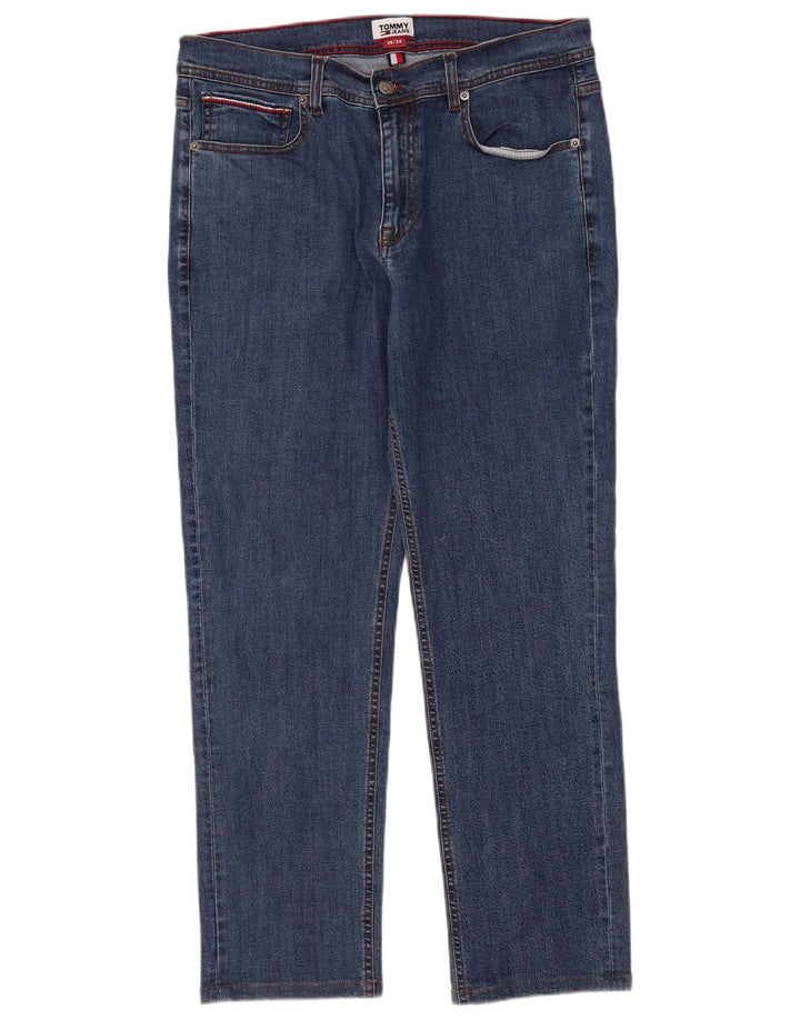 Tommy Hilfiger Jean droit femme W36 L28 bleu coton