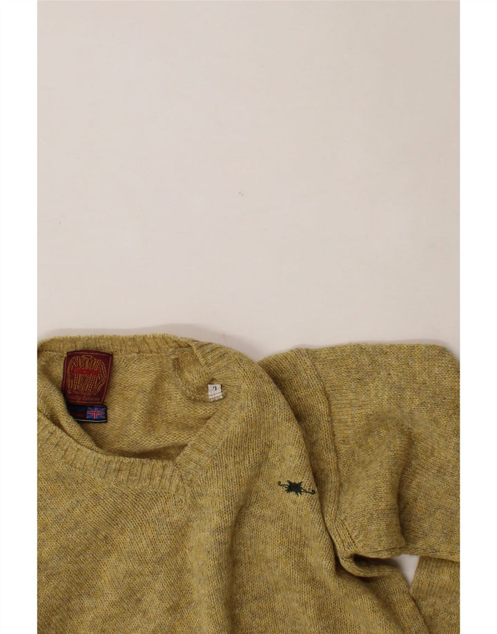 CHARRO Mens V-Neck Jumper Sweater Large Beige New Wool Vintage Charro and Second-Hand Charro from Messina Hembry 