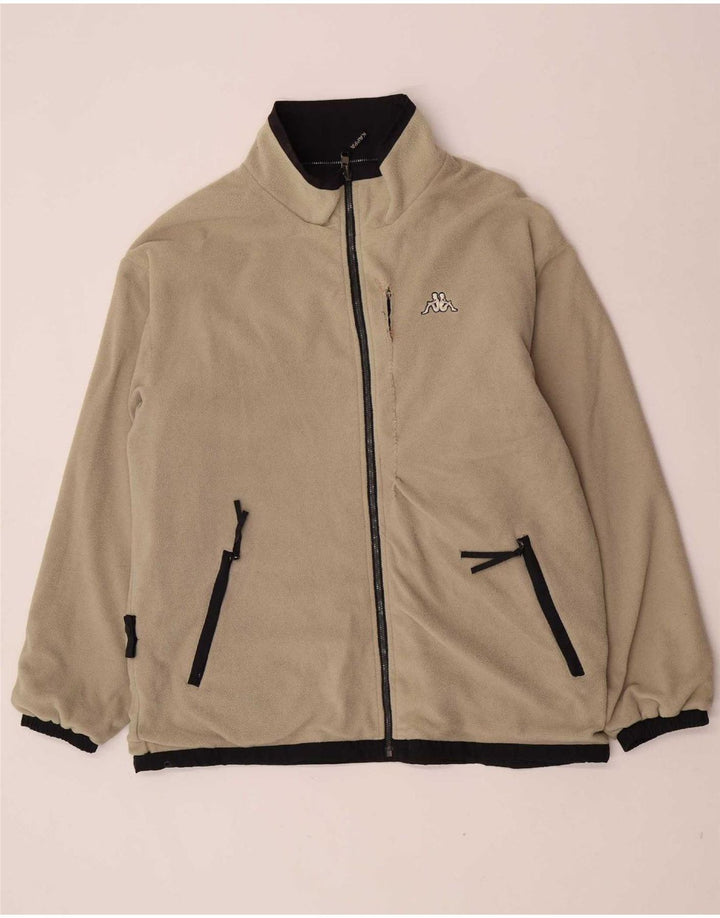 Kappa Veste réversible pour homme UK 40 Large Bleu marine