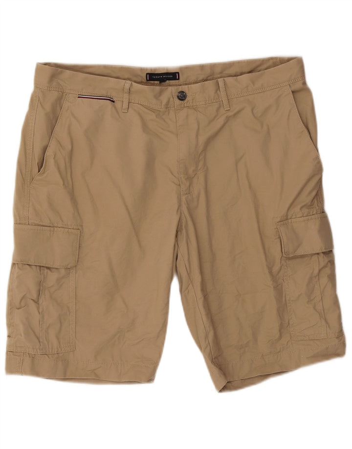 TOMMY HILFIGER Short Cargo Homme W38 XL Coton Beige
