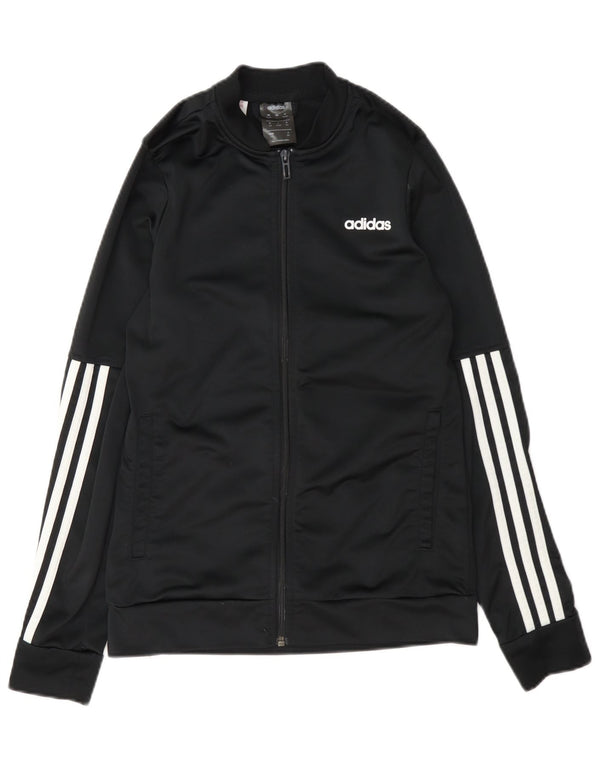 Veste de survêtement Adidas Garçon 13-14 ans Noir Polyester