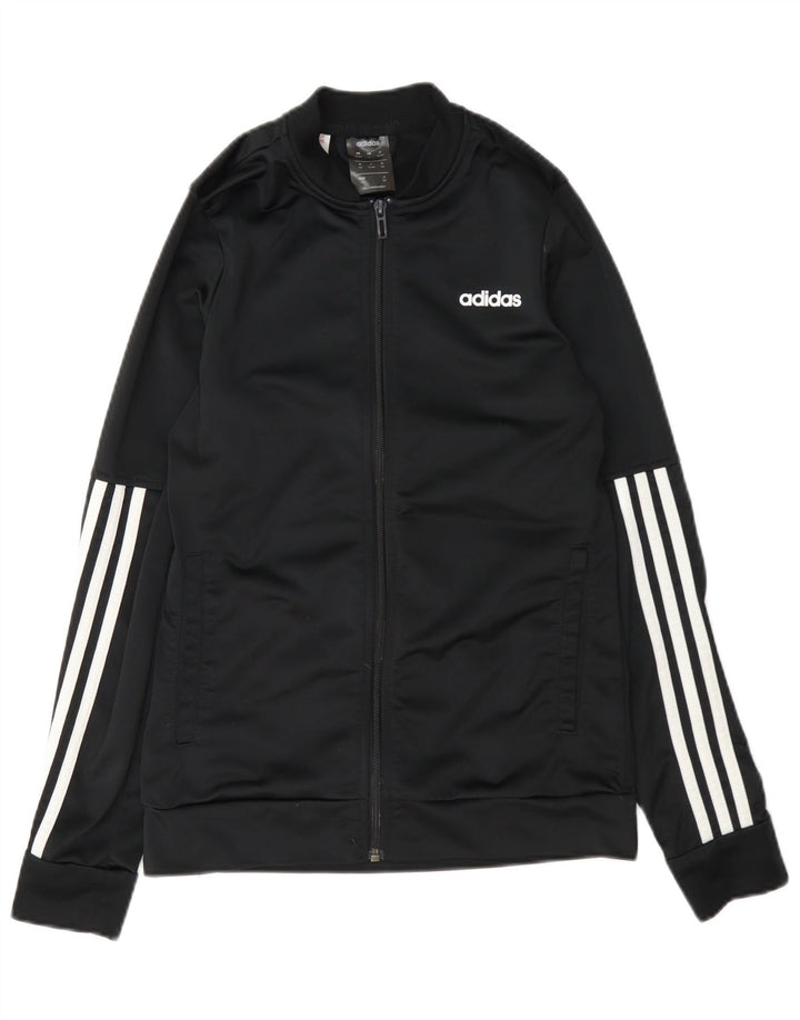Veste de survêtement Adidas Garçon 13-14 ans Noir Polyester