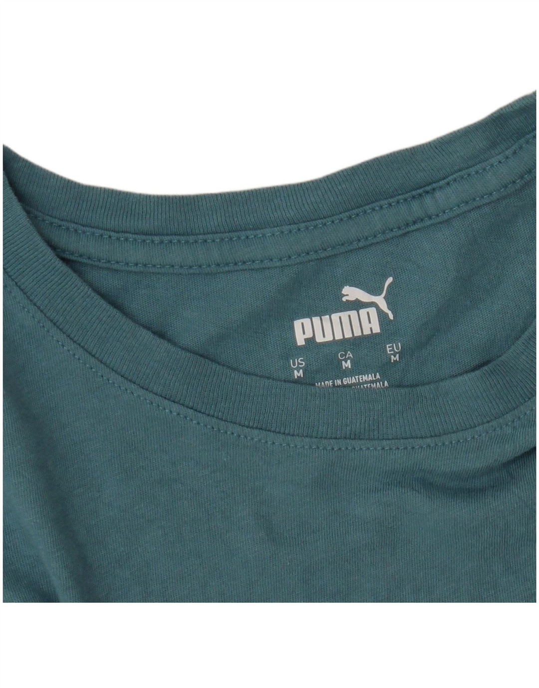 PUMA T-shirt graphique pour femme UK 12 Bleu moyen