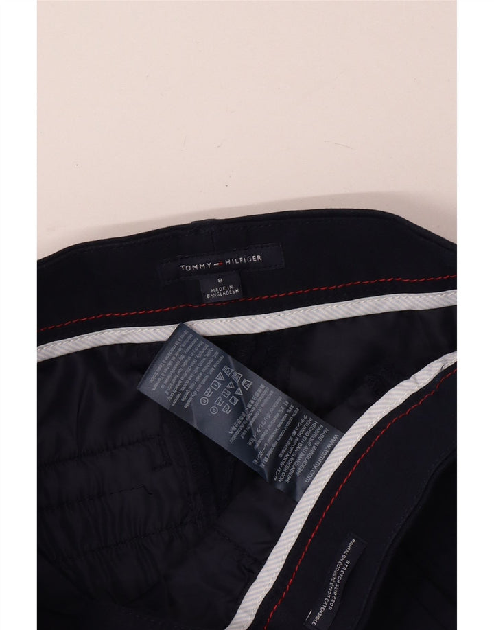 Tommy Hilfiger Pantalon court slim pour femme US 8 Medium W30 L24 Bleu marine