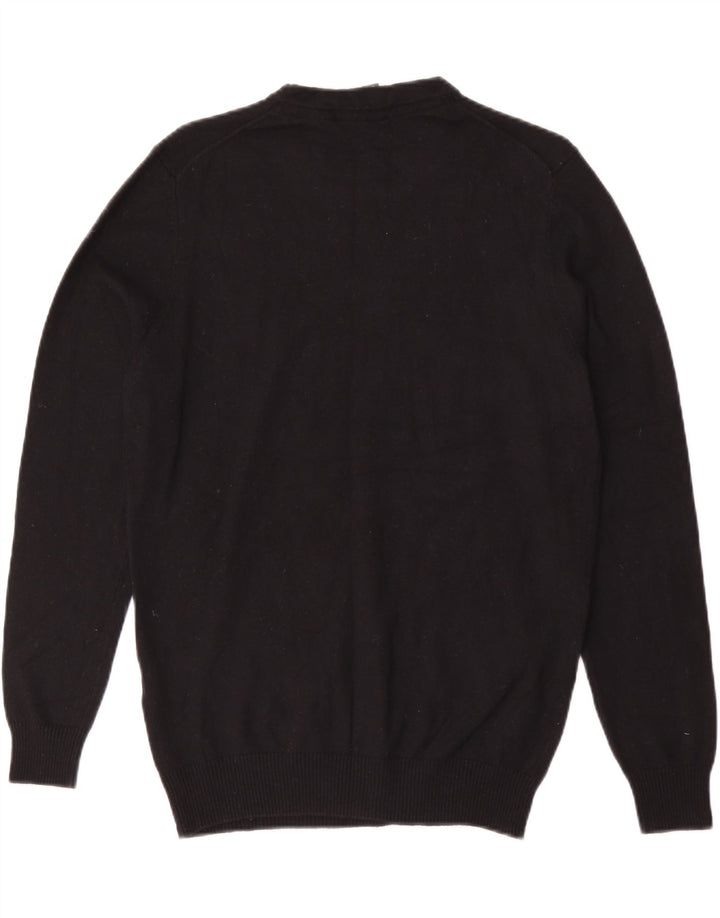 Lyle & Scott Pull Col Rond Homme Noir Moyen Coton