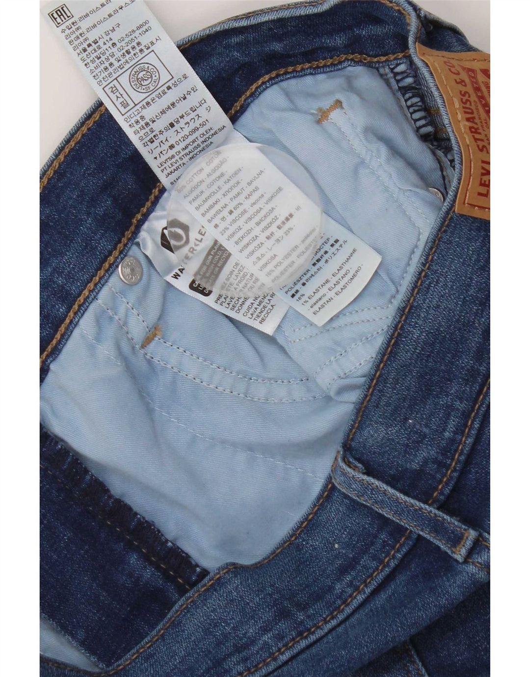 Levi's Jean 312 Shaping Slim Femme Bleu W28 L30 Coton