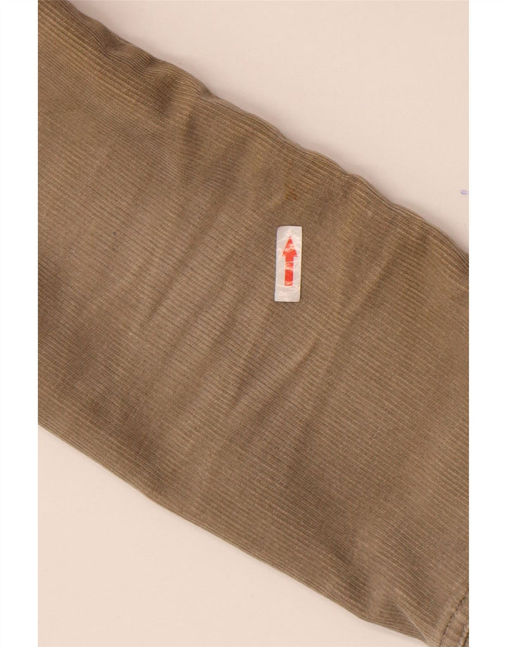 Monsoon Veste blazer en velours côtelé à 2 boutons pour femme UK 12 en coton beige moyen
