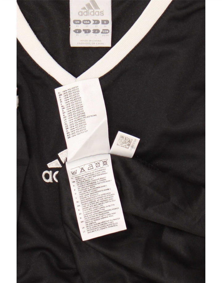 Adidas T-Shirt Homme Haut Noir Moyen Polyester