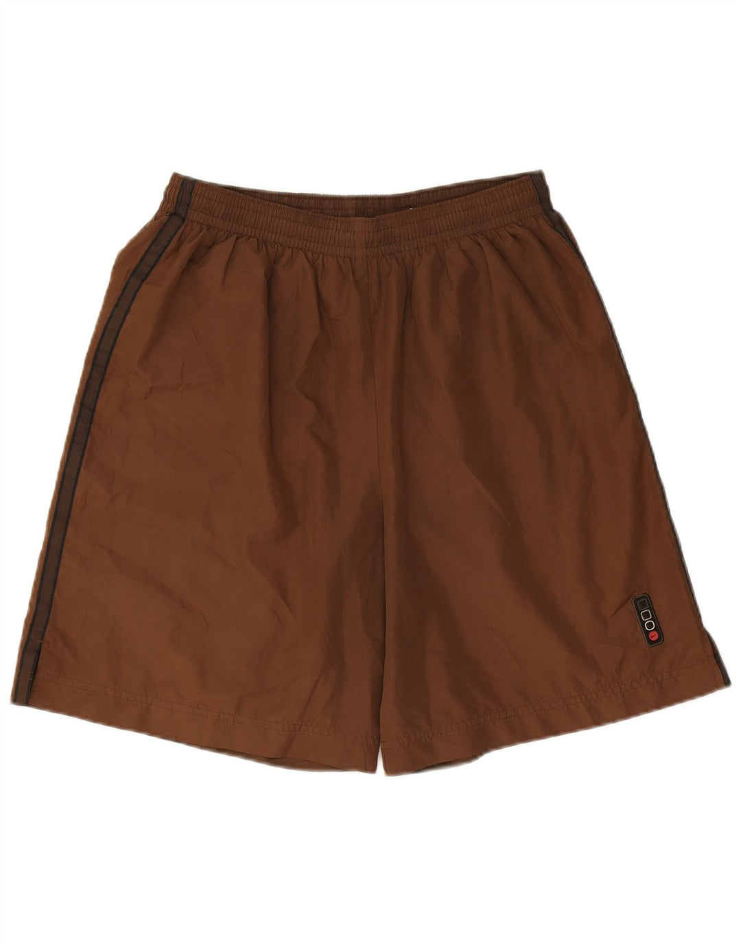 NIKE Short de sport pour homme UK 39/41 Marron moyen Polyester