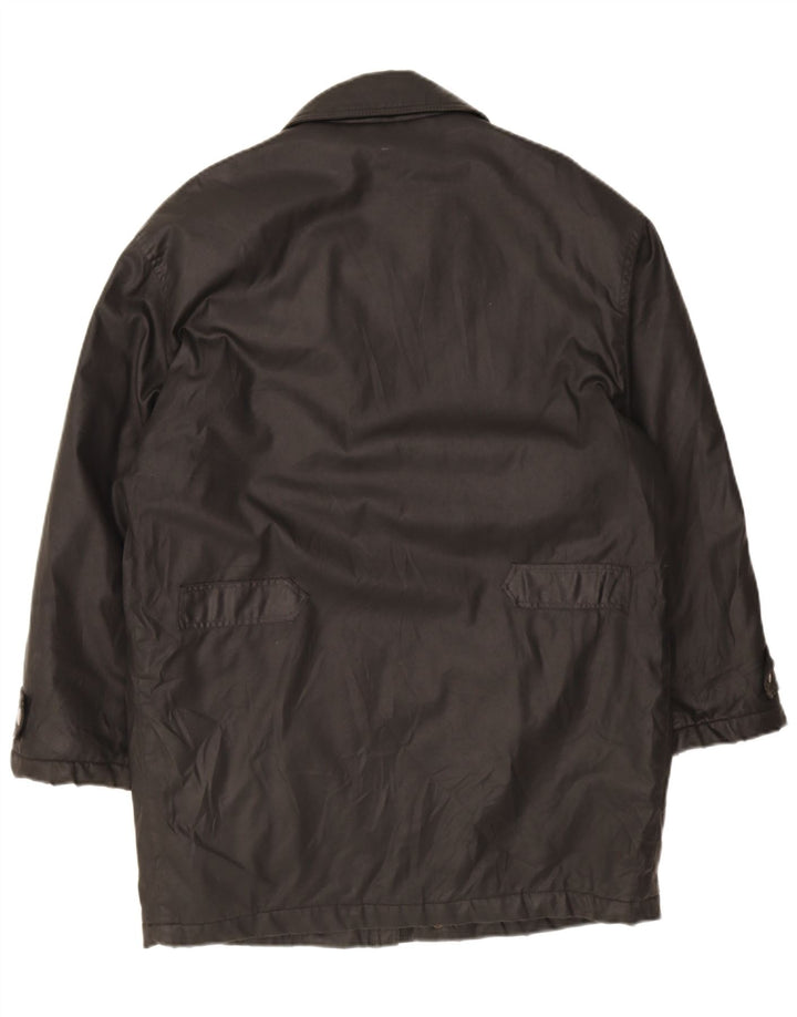 manteau coupe-vent vintage pour hommes UK 42 XL Noir