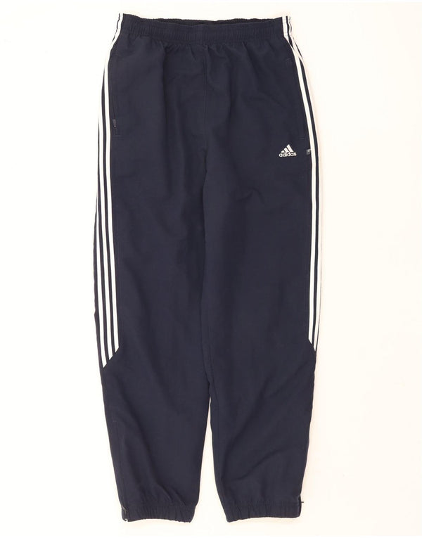 Adidas Pantalon de survêtement pour femme Joggers UK 10 Small Bleu marine Polyester