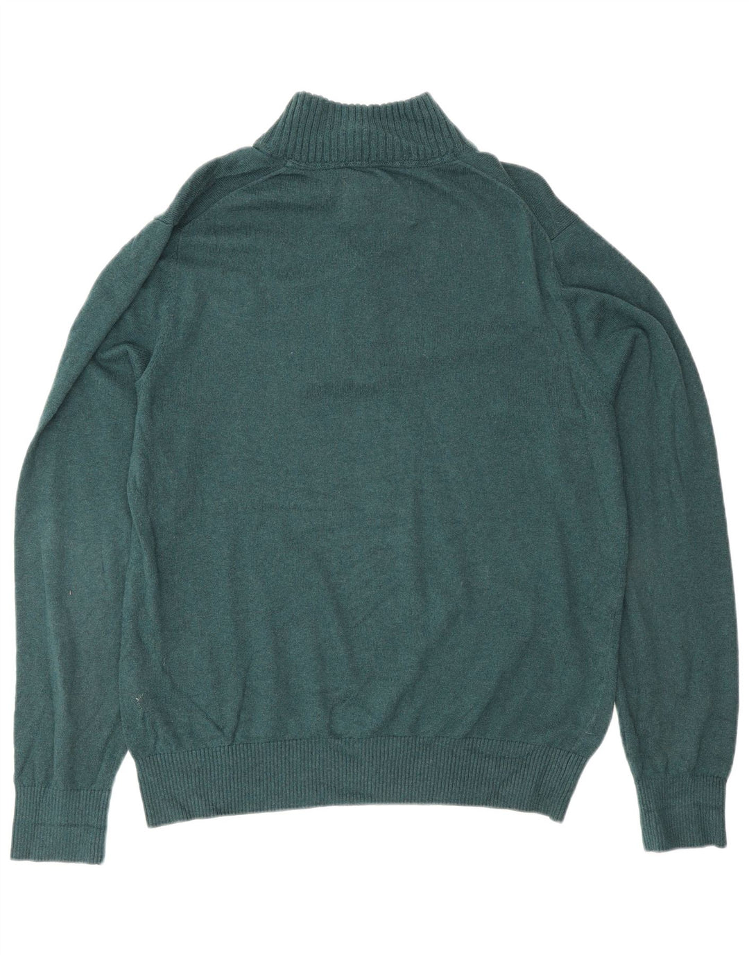 Eddie Bauer Pull col zippé pour homme en coton vert moyen