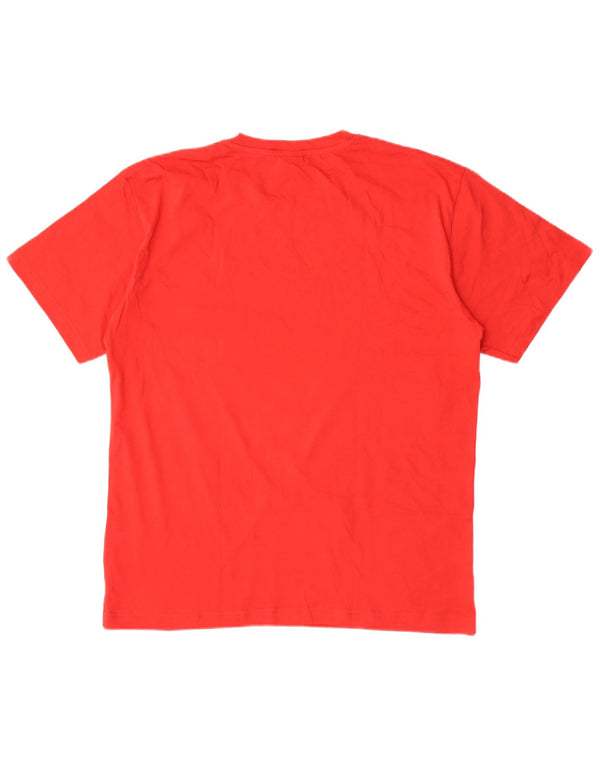 Lotto T-Shirt Homme Top XL Rouge Coton
