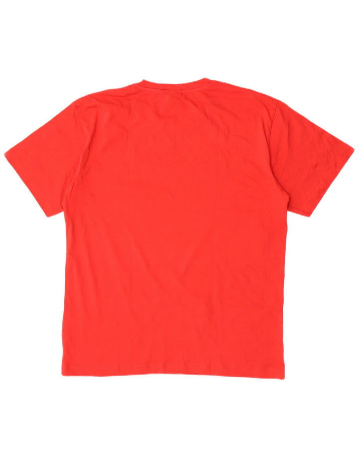 Lotto T-Shirt Homme Top XL Rouge Coton