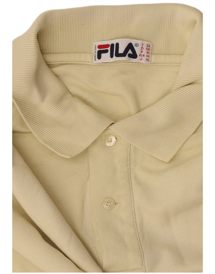 Fila Polo Homme IT 50 Large Jaune