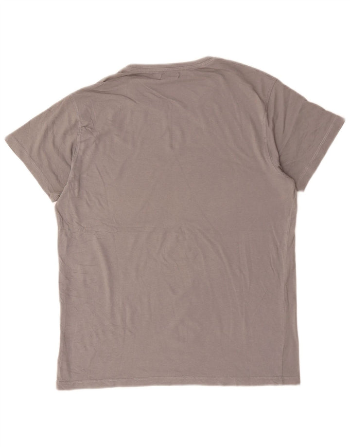 Avirex T-Shirt Graphique Homme Gris Moyen
